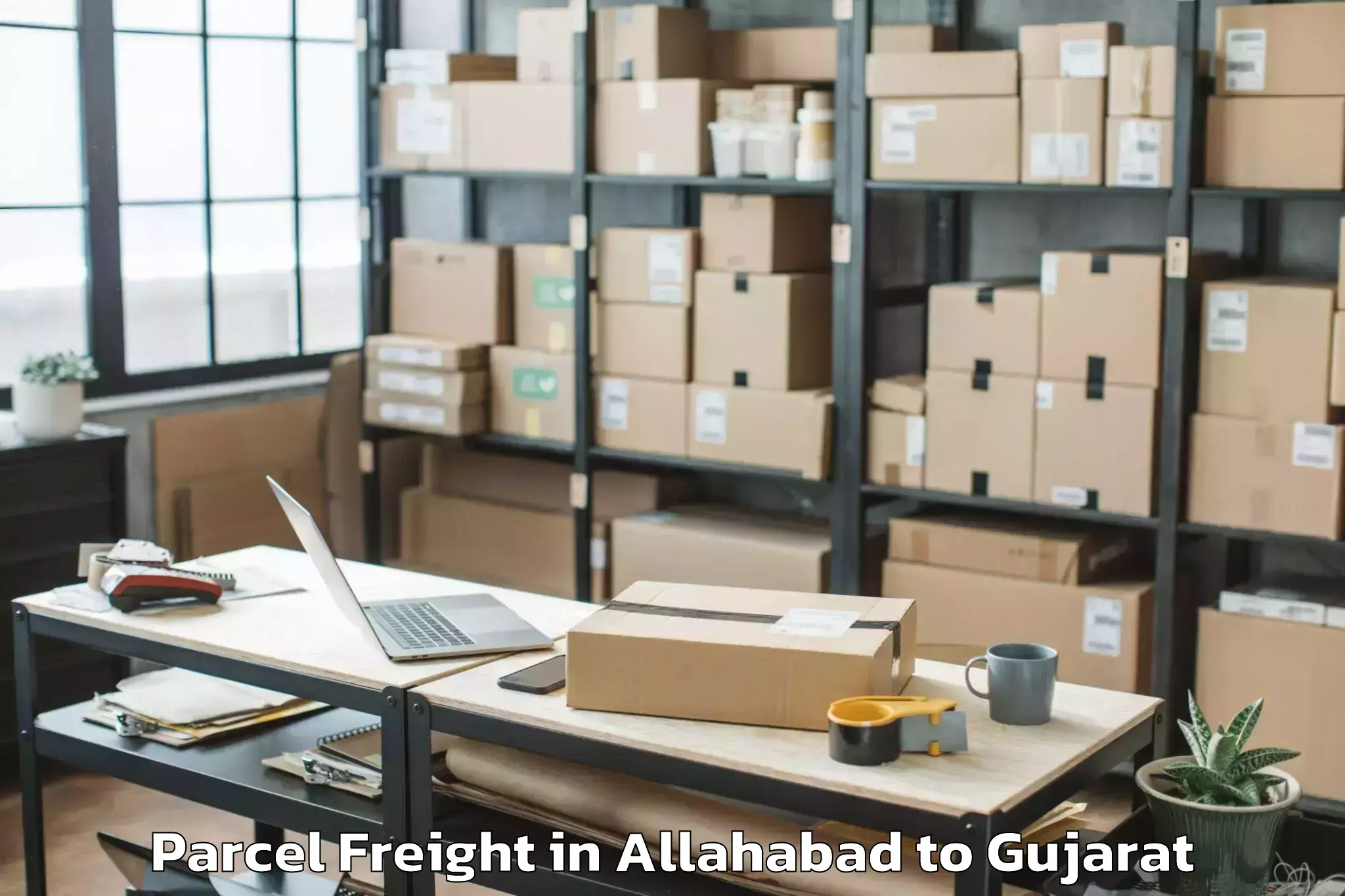 Discover Allahabad to Halol Parcel Freight